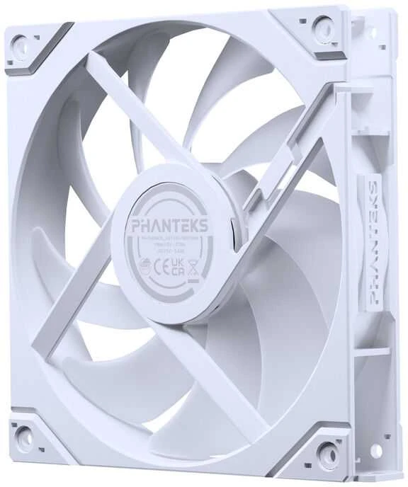 Phanteks M25-140 mm ventiliatorius, reversinis, baltas