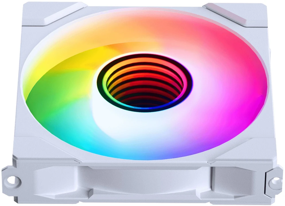 PHANTEKS M25 Gen2 PWM D-RGB korpuso ventiliatorius – Reverse Blade, 120mm, baltos spalvos