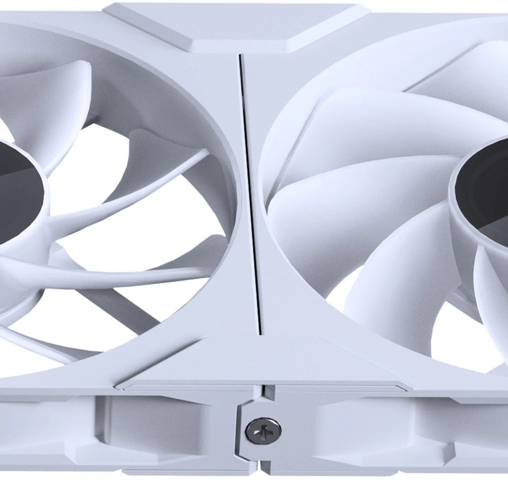 PHANTEKS M25 Gen2 PWM D-RGB korpuso ventiliatorius – Reverse Blade, 140mm, baltos spalvos