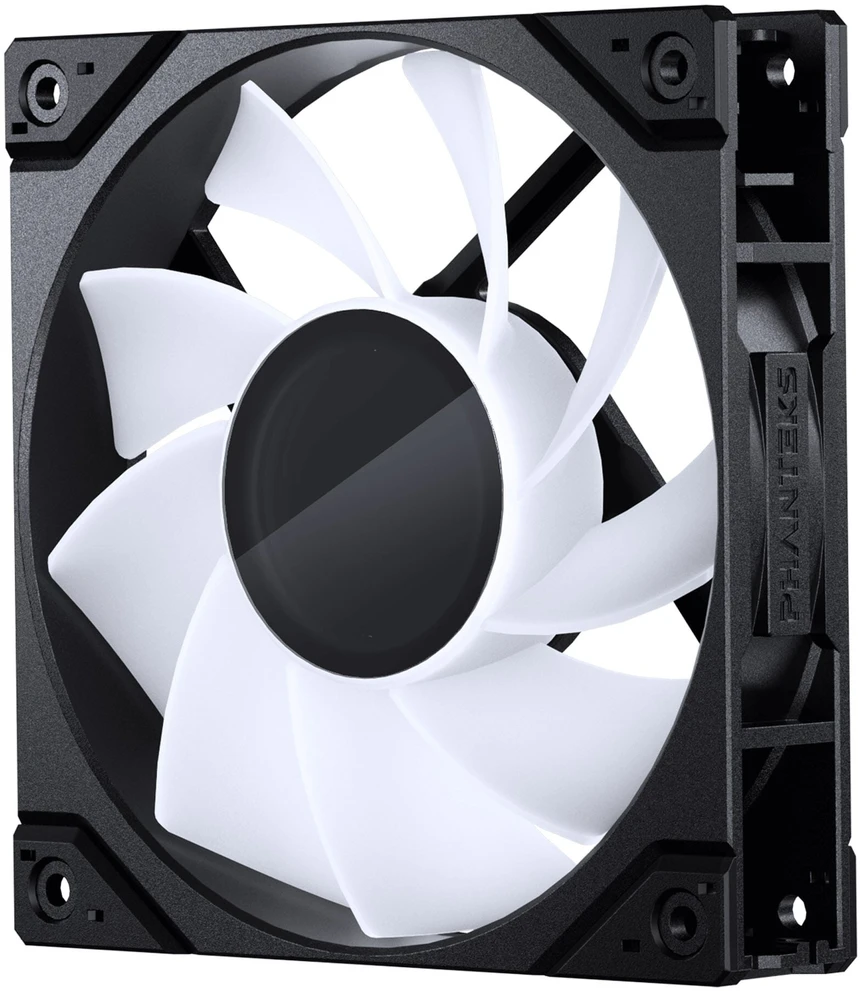 PHANTEKS M25 Gen2 PWM D-RGB korpuso ventiliatorius – Reverse Blade, 120mm, juodos spalvos
