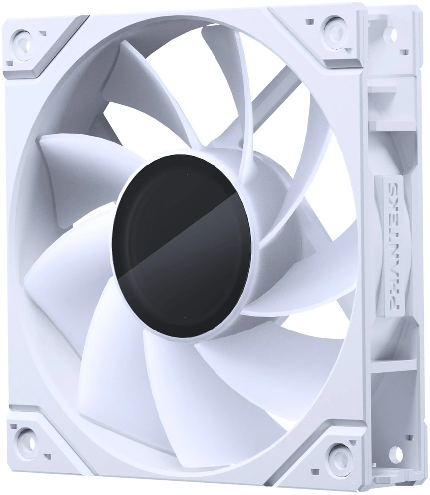 PHANTEKS M25 Gen2 PWM D-RGB korpuso ventiliatorius – Reverse Blade, 120mm, baltos spalvos