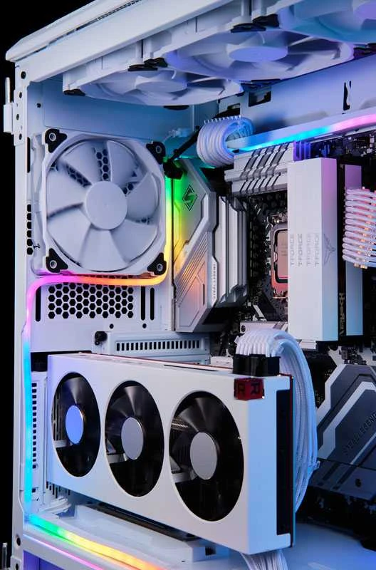 PHANTEKS Neon D-RGB LED juostelė – kombinuotas rinkinys, 40 cm (dvi dalys) – baltas