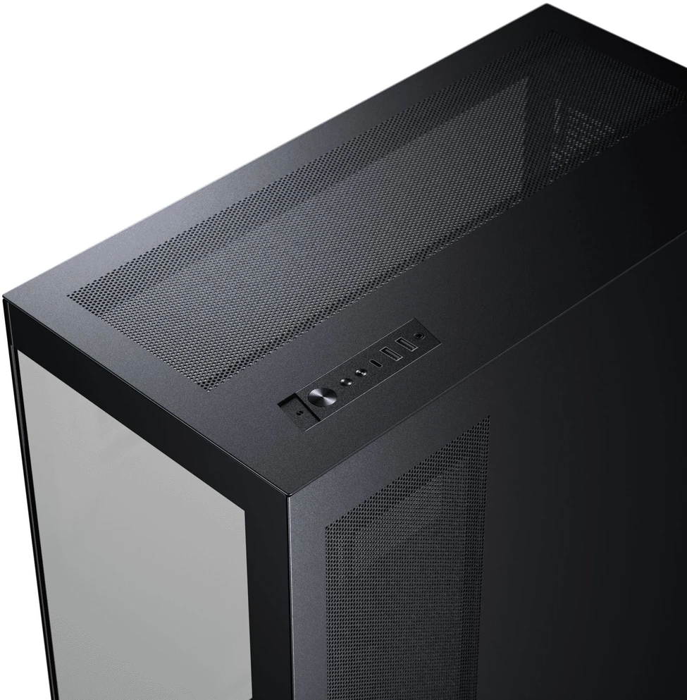 PHANTEKS NV Series NV5 MK2 ATX Case, Tempered Glass, DRGB - Satin Juodas + 3 Pack M25 Gen2 PWM D-RGB Fans Reverse Blade + 1x Normal Fan - 120mm