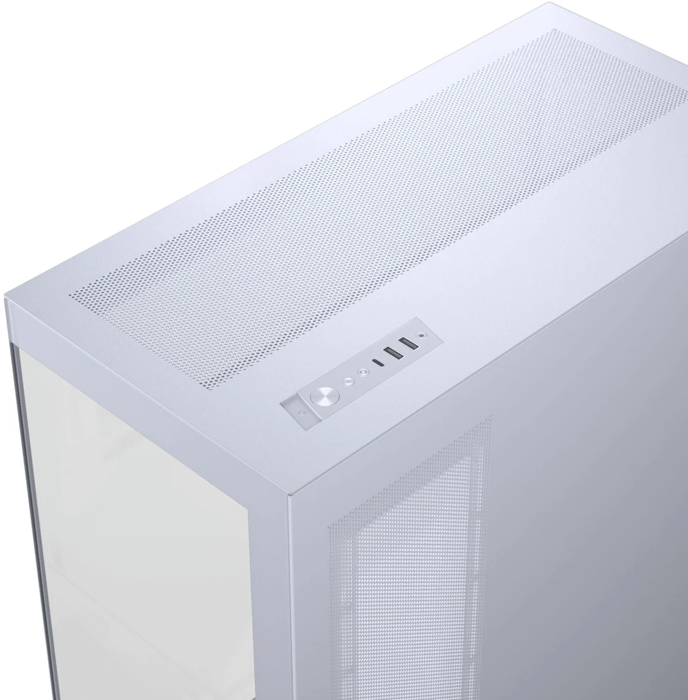 PHANTEKS NV Series NV5 MK2 ATX Case, Tempered Glass, DRGB - Matte Baltas + 3 Pack M25 Gen2 PWM D-RGB Fans Reverse Blade + 1x Standard Fan - 120mm