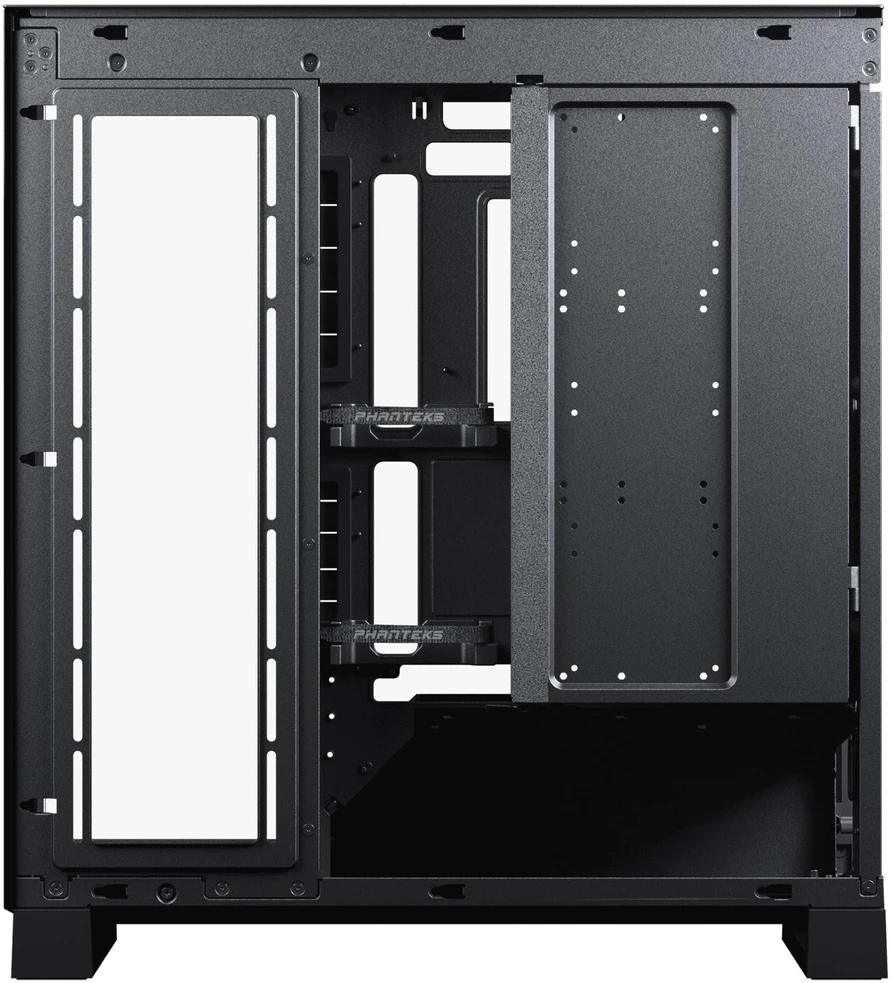 PHANTEKS NV Series NV5 MK2 ATX Case, Tempered Glass, DRGB - Satin Juodas + 3 Pack M25 Gen2 PWM D-RGB Fans Reverse Blade + 1x Normal Fan - 120mm