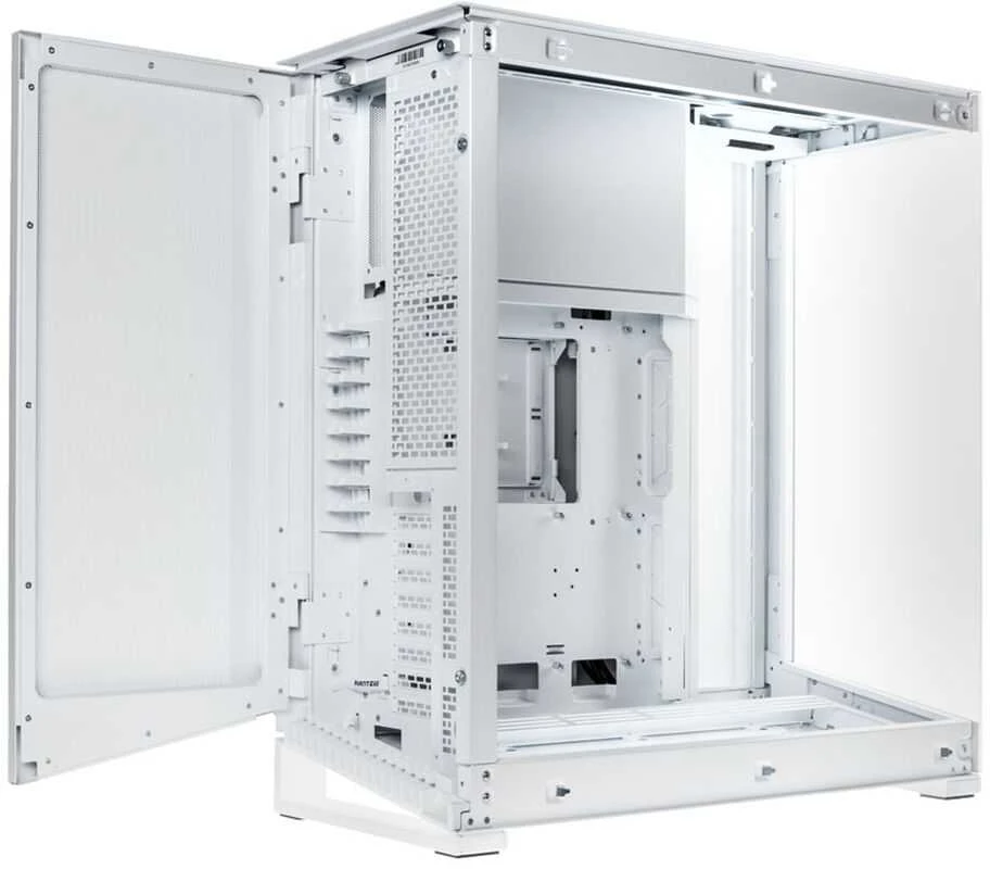 PHANTEKS NV Series NV7 E-ATX-Gehäuse, Tempered Glass, ARGB - baltas & M25 Gen2 PWM D-RGB Lüfter 3er-Pack - Reverse Blade, 140mm + DRGB Kit