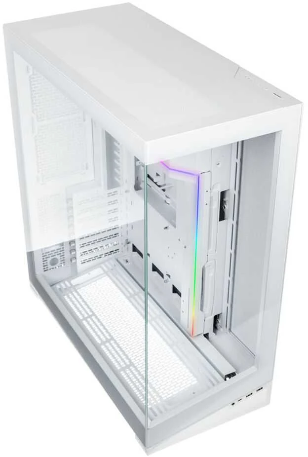 PHANTEKS NV Series NV7 E-ATX-Gehäuse, Tempered Glass, ARGB - baltas & M25 Gen2 PWM D-RGB Lüfter 3er-Pack - Reverse Blade, 140mm + DRGB Kit