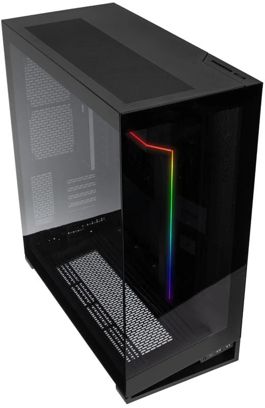 PHANTEKS NV Series NV7 E-ATX Case, Tempered Glass, ARGB- juodas + M25 Gen2 PWM D-RGB Fan 3-Pack - Reverse Blade, 140mm + DRGB Kit