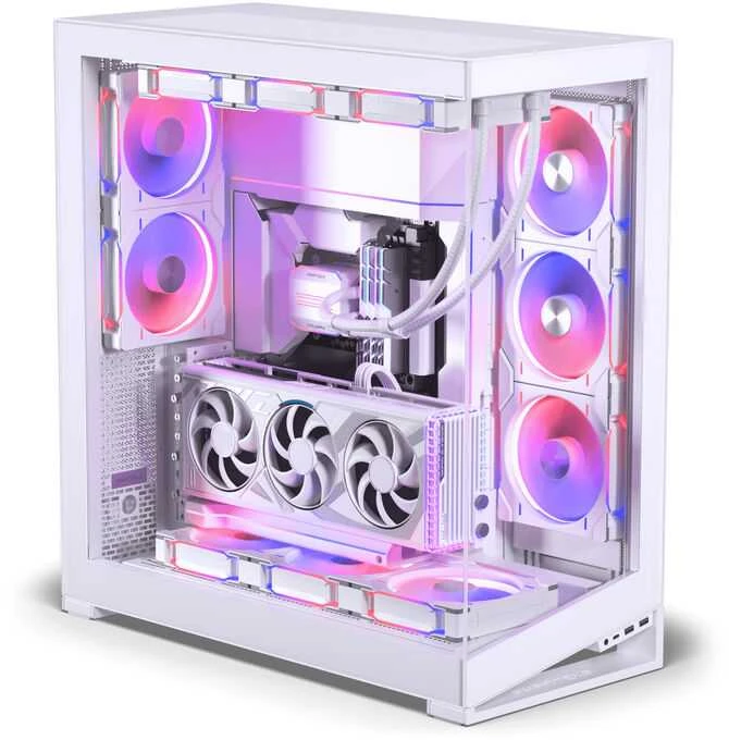PHANTEKS NV-Series NV9 MK2 PC-kompiuterio korpusas, Big-Tower, EATX, DRGB, Tempered Glass – baltos spalvos