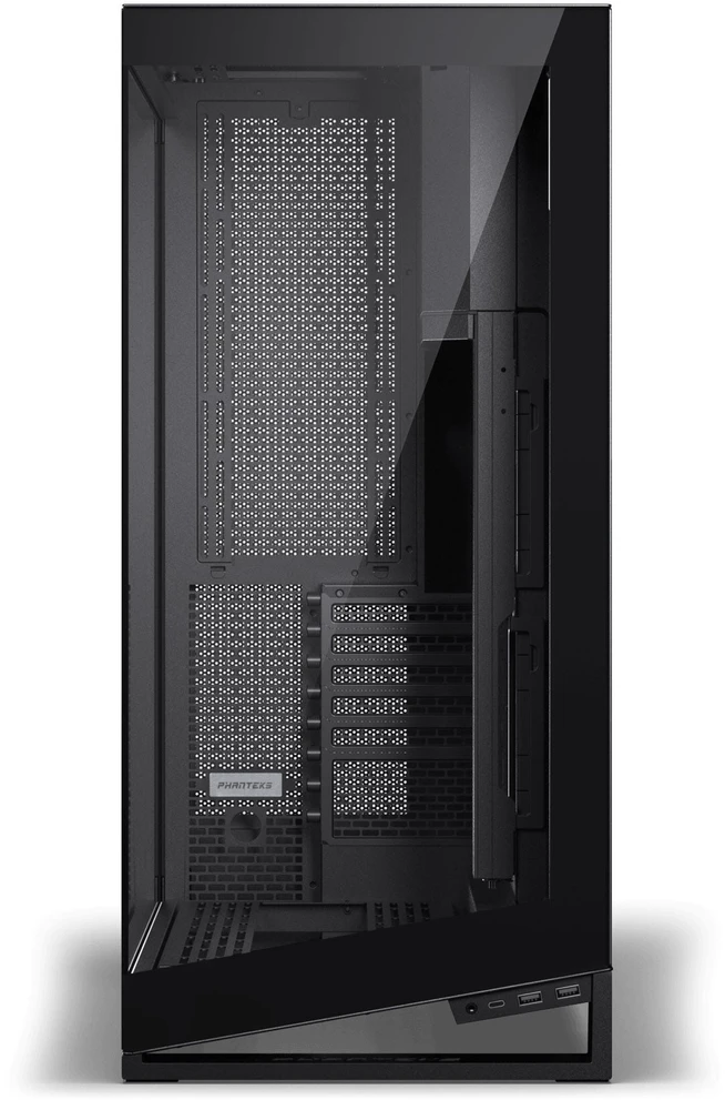 PHANTEKS NV-Series NV9 MK2 PC case, EATX, DRGB, Tempered Glass - juodas + M25 Gen2 PWM D-RGB fan 3-pack - Reverse Blade, 140mm, juodas + DRG
