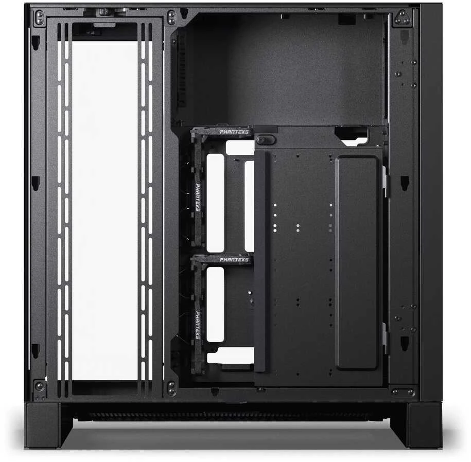 PHANTEKS NV-Series NV9 MK2 PC-Gehäuse, EATX, DRGB, Tempered Glass - juodas & M25 Gen2 PWM D-RGB Lüfter 3er-Pack - Reverse Blade, 140mm, juodas + DRG