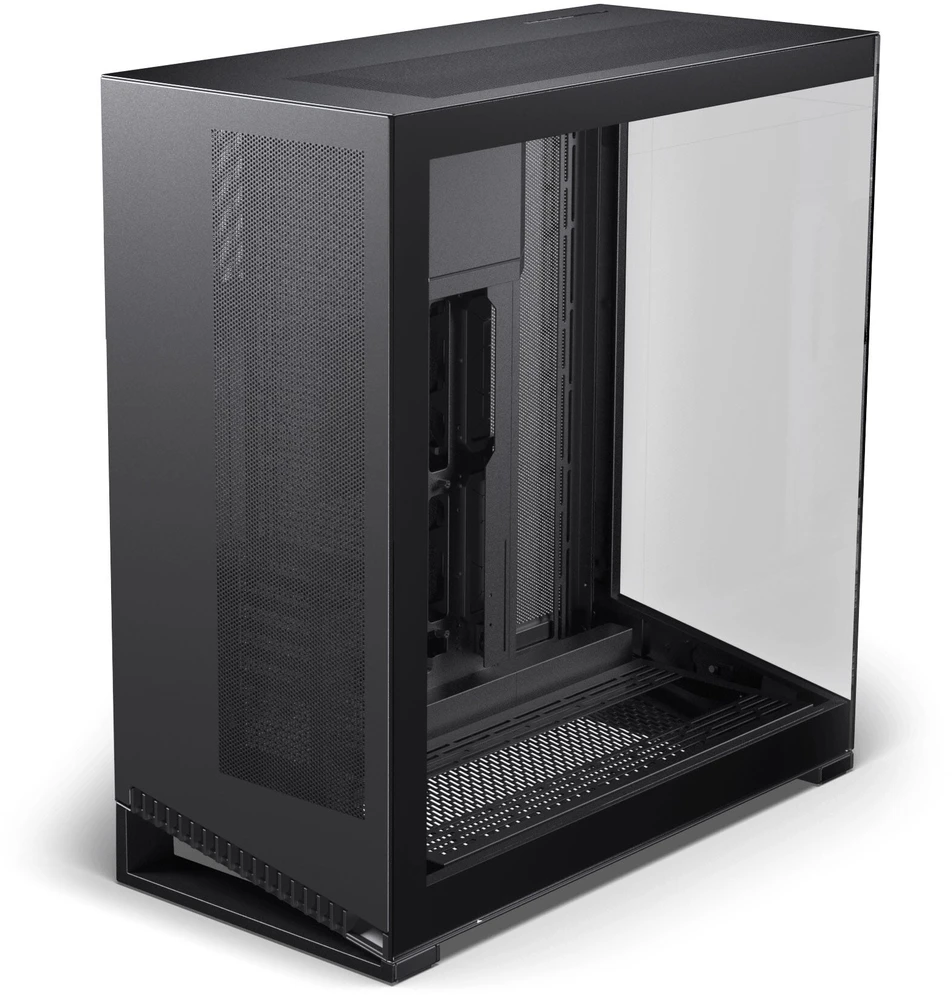 PHANTEKS NV-Series NV9 MK2 PC case, EATX, DRGB, Tempered Glass - juodas + M25 Gen2 PWM D-RGB fan 3-pack - Reverse Blade, 140mm, juodas + DRG