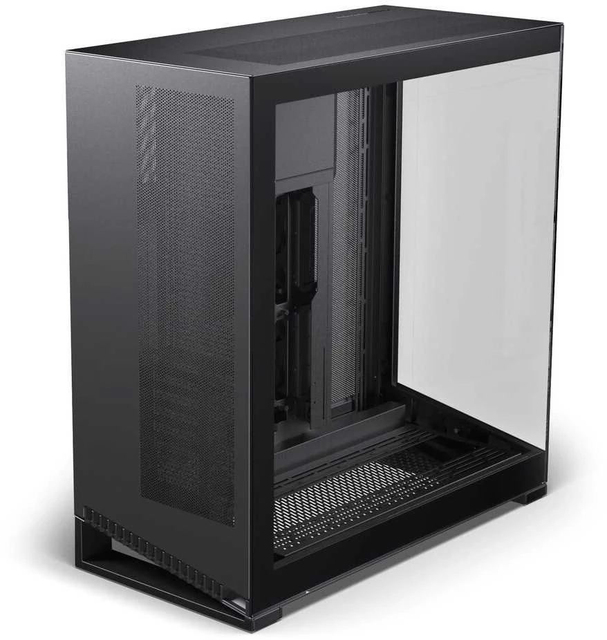 PHANTEKS NV-Series NV9 MK2 PC-Gehäuse, EATX, DRGB, Tempered Glass - juodas & M25 Gen2 PWM D-RGB Lüfter 3er-Pack - Reverse Blade, 140mm, juodas + DRG