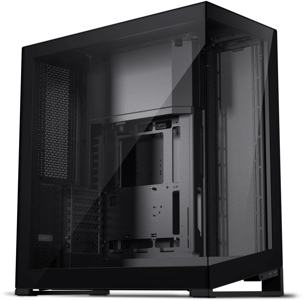 PHANTEKS NV-Series NV9 MK2 PC case, EATX, DRGB, Tempered Glass - juodas + M25 Gen2 PWM D-RGB fan 3-pack - Reverse Blade, 140mm, juodas + DRG
