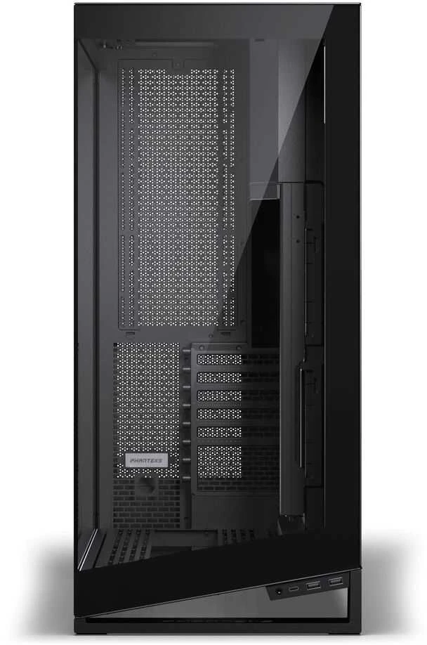 PHANTEKS NV-Series NV9 MK2 PC-Gehäuse, EATX, DRGB, Tempered Glass - juodas & M25 Gen2 PWM D-RGB Lüfter 3er-Pack - Reverse Blade, 140mm, juodas + DRG