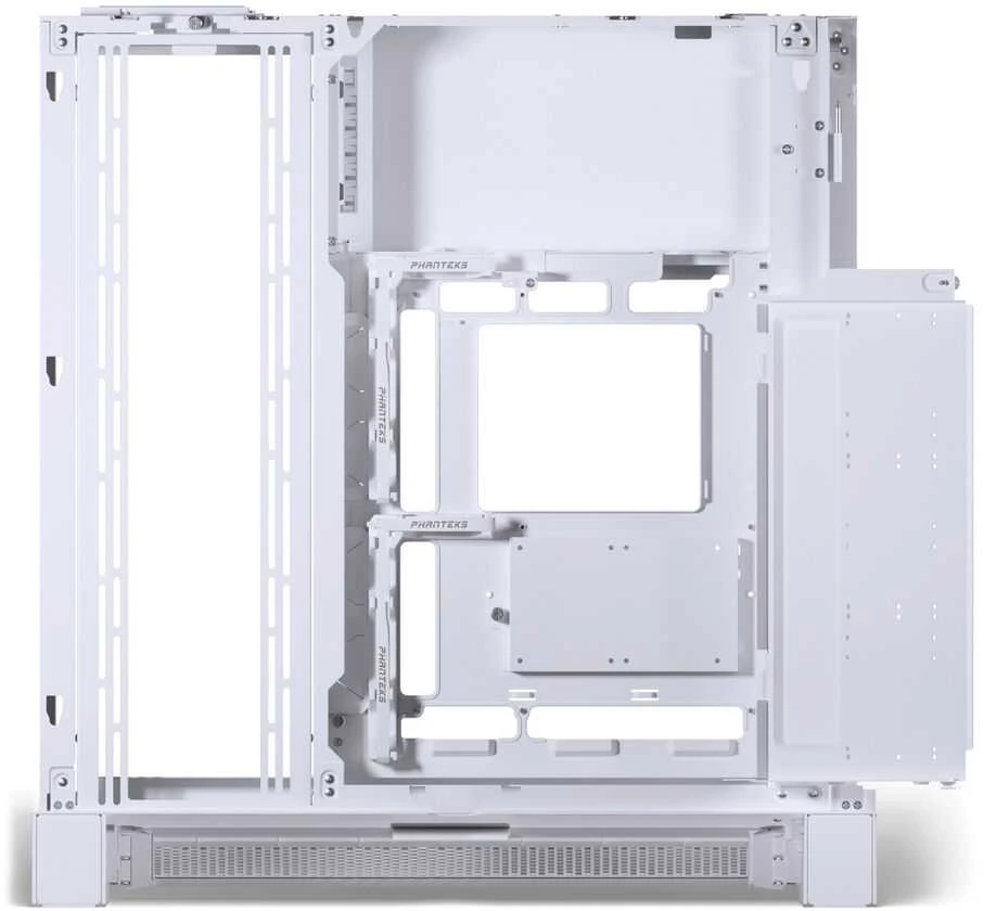 PHANTEKS NV-Series NV9 MK2 PC-Gehäuse, EATX, DRGB, Tempered Glass - baltas + M25 Gen2 PWM D-RGB Lüfter 3er-Pack - Reverse Blade, 140mm, baltas + DRGB Kit