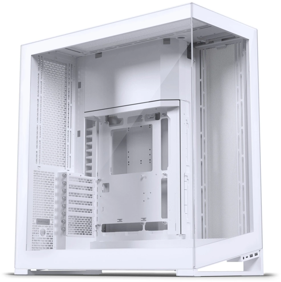 PHANTEKS NV-Series NV9 MK2 PC case, EATX, DRGB, Tempered Glass - baltas + M25 Gen2 PWM D-RGB fan 3-pack - Reverse Blade, 140mm, baltas + DRGB kit