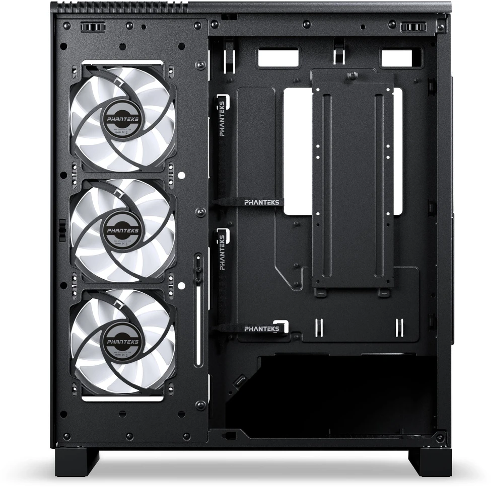Phanteks NV5X PC dėklas, Mid-Tower, E-ATX, grūdintas stiklas, ARGB – juodas