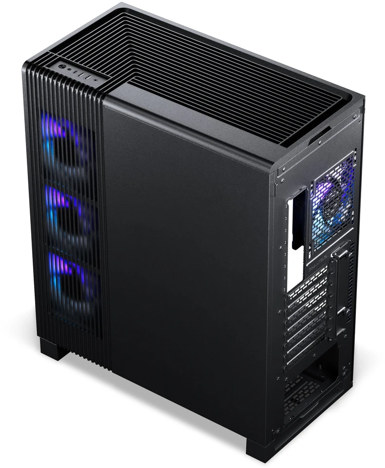 Phanteks NV5X PC dėklas, Mid-Tower, E-ATX, grūdintas stiklas, ARGB – juodas