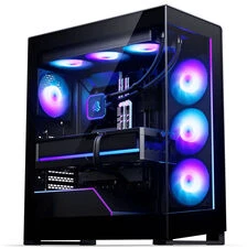 Phanteks NV5X PC Case, Mid-Tower, E-ATX, Tempered Glass, ARGB – Juodas