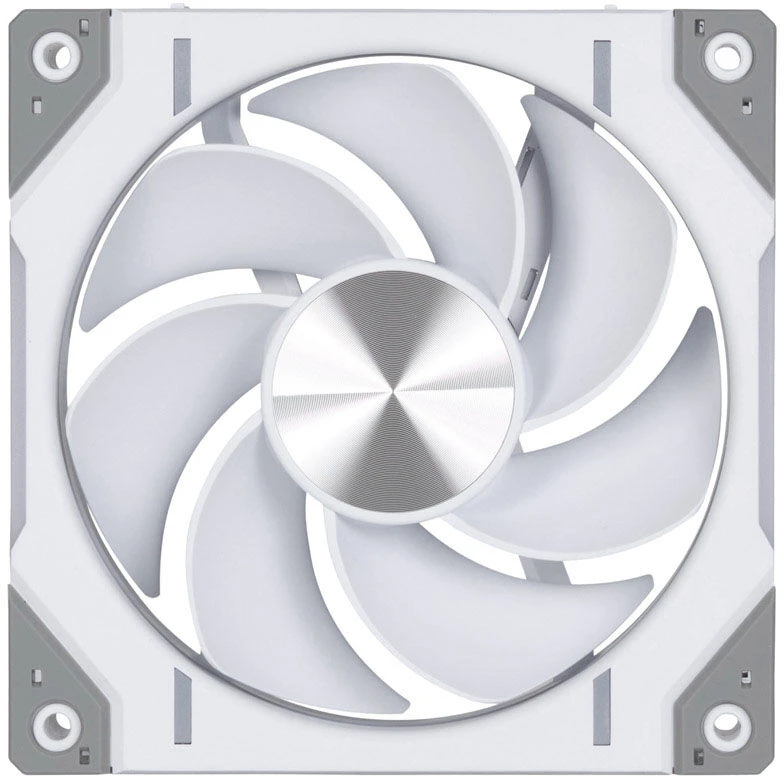 PHANTEKS NV7 - baltas + D30 PWM Reverse Airflow D-RGB fan, 3-pack - 120mm