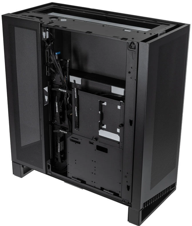 Phanteks NV7 E-ATX case, Tempered Glass, ARGB + D30 PWM Regular Airflow D-RGB Fans, 3-pack - 120mm, juodas