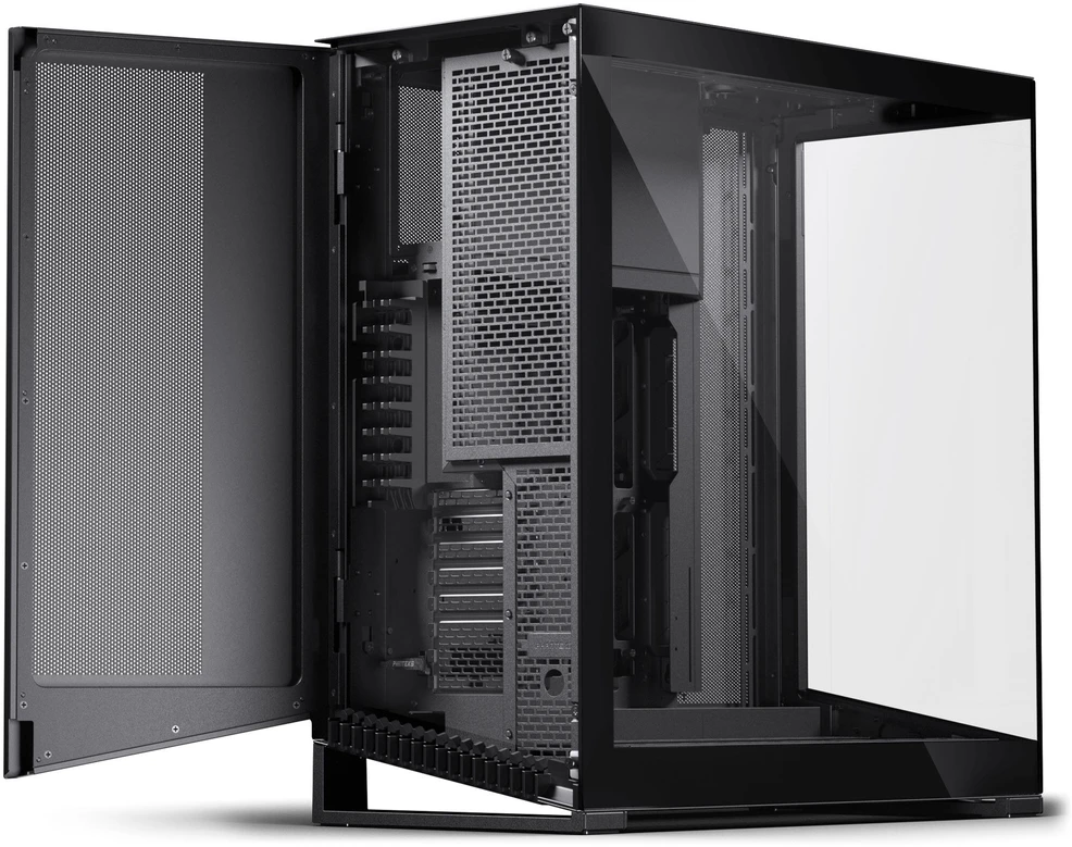 Phanteks NV9 E-ATX case, Tempered Glass, ARGB + D30 PWM Regular Airflow, D-RGB fan, 3-pack - 140mm, juodas