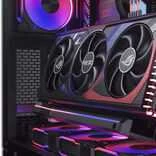 „Phanteks Premium PCIe Gen 5“ vertikalus GPU laikiklis, DRGB, su PCIe 5.0 jungties kabeliu – 220 mm, juodas
