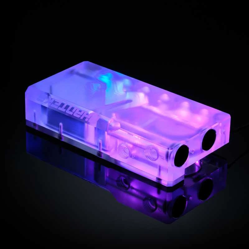 PHANTEKS R160C rezervuaras – permatoma akrilinė galinė plokštelė, DRGB-LED