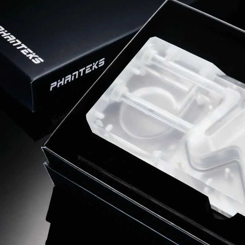 PHANTEKS R160C rezervuaras – permatoma akrilinė galinė plokštelė, DRGB-LED