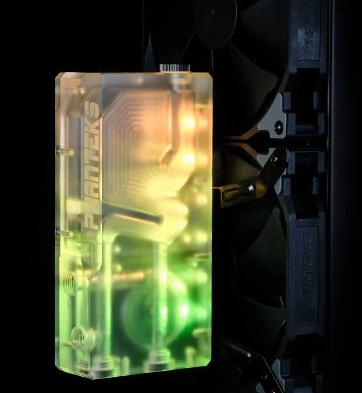 PHANTEKS R160C rezervuaras – permatoma akrilinė galinė plokštelė, DRGB-LED