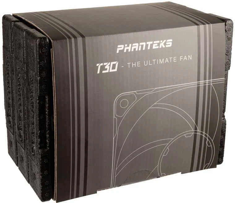 PHANTEKS T30 PWM 120mm Fan, Triple-Pack – juodas