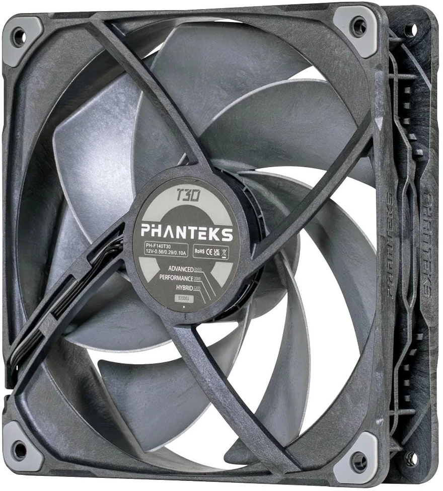 Phanteks T30 PWM 140mm Fan – Juodas