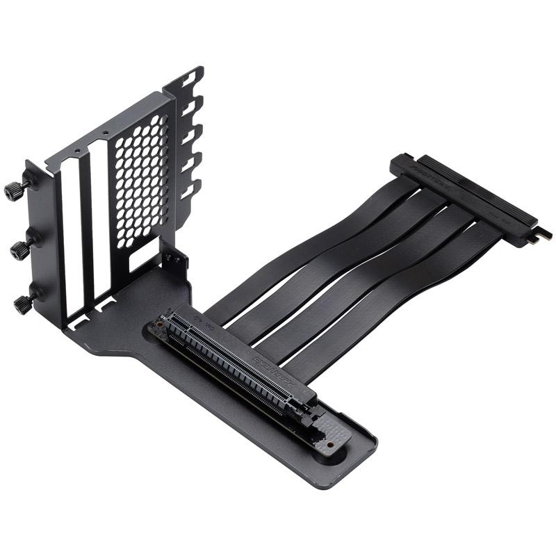 PHANTEKS Vertical GPU Bracket II + PCI-E 4.0 x16 riser ribbon cable, 22 ...