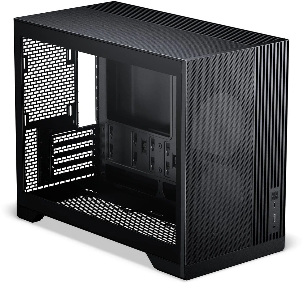 PHANTEKS XT M3 PC-kompiuterio korpusas, Mini-kompiuterio korpusas, mATX, Tempered Glass – juodos spalvos