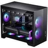 PHANTEKS XT M3 PC-kompiuterio korpusas, Mini-kompiuterio korpusas, mATX, Tempered Glass – juodos spalvos