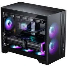 PHANTEKS XT M3 PC-Gehäuse, Mini-Gehäuse + D30 PWM Regular Airflow D-RGB Lüfter, 3er Pack, juodas