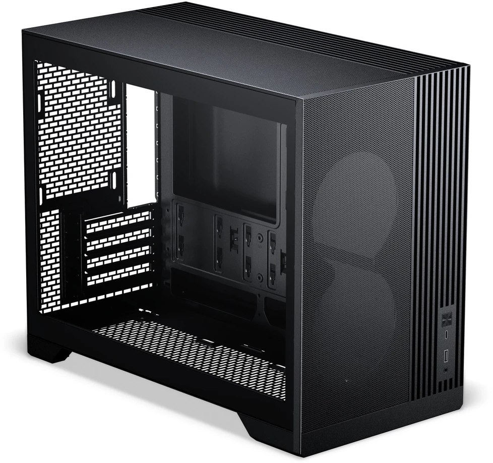 PHANTEKS XT M3 PC Case, Mini Case + D30 PWM Regular Airflow D-RGB Fans, Pack of 3, Juodas
