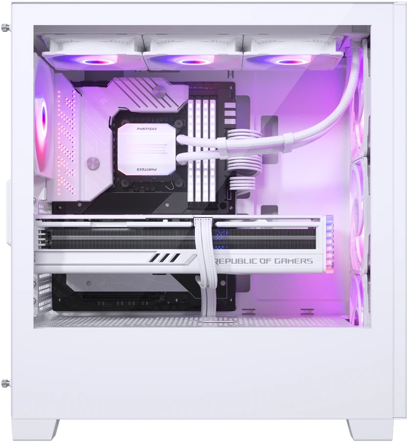PHANTEKS XT Pro Ultra + Glacier One 360M25 Gen2 DRGB, 360mm, Bundle - baltas