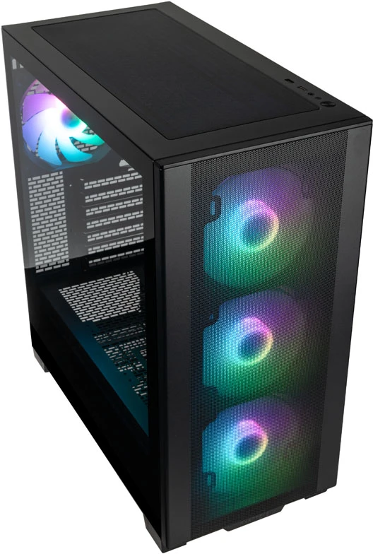 Phanteks XT Pro Ultra grūdinto stiklo langai, D-RGB - juoda