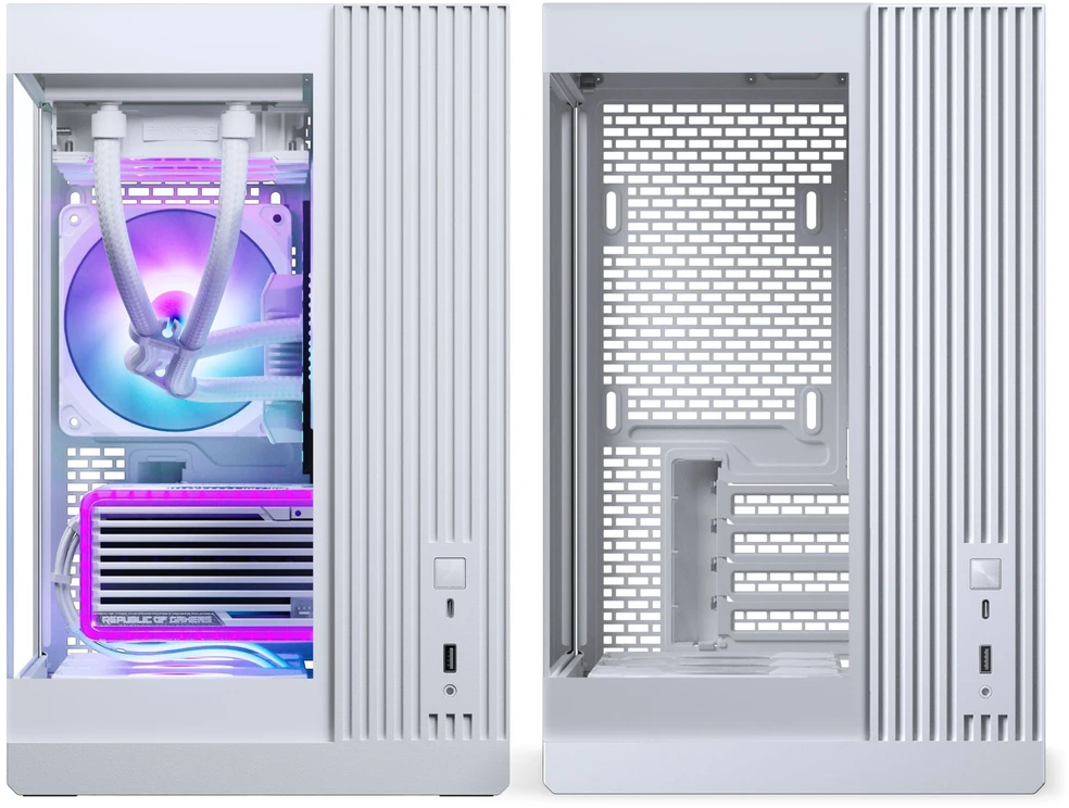 „Phanteks XT V3“ kompiuterio korpusas, mini korpusas, mATX, grūdintas stiklas · įskaitant 3 x 120 mm ventiliatorius, „Baltas“