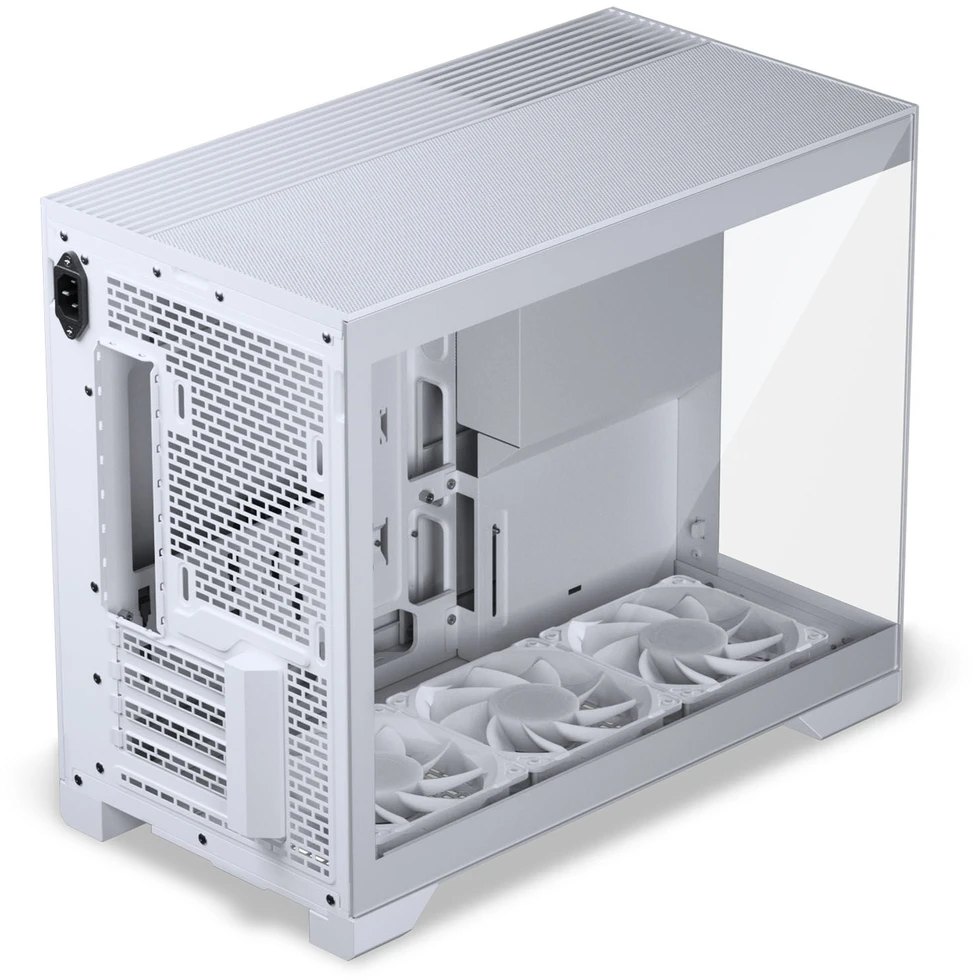 „Phanteks XT V3“ kompiuterio korpusas, mini korpusas, mATX, grūdintas stiklas · įskaitant 3 x 120 mm ventiliatorius, „Baltas“