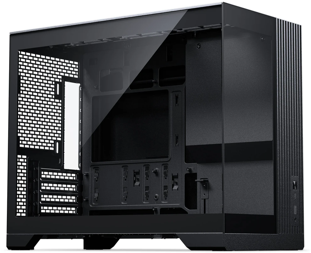 „Phanteks XT V3“ kompiuterio korpusas, mini korpusas, mATX, grūdintas stiklas · įskaitant 3 x 120 mm ventiliatorius, Juodas