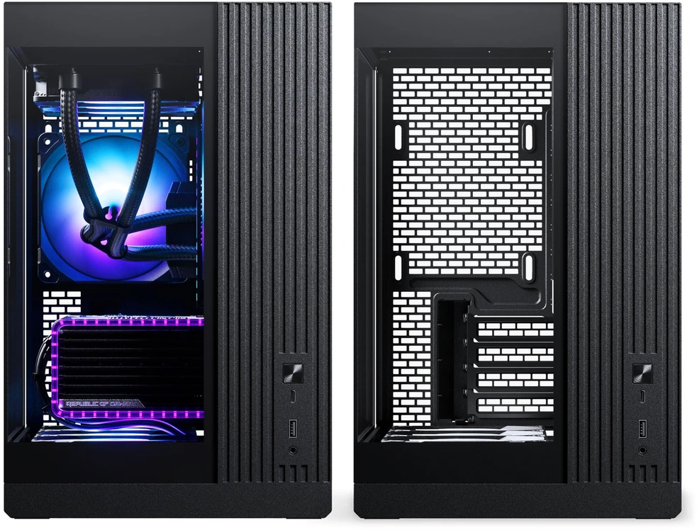 „Phanteks XT V3“ kompiuterio korpusas, mini korpusas, mATX, grūdintas stiklas · įskaitant 3 x 120 mm ventiliatorius, Juodas