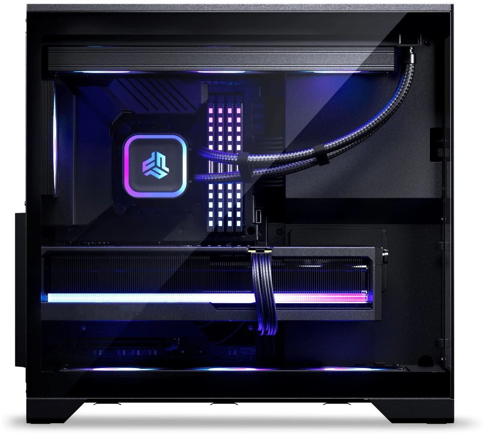 Phanteks XT V5 kompiuterio korpusas, Mid-Tower, ATX, grūdintas stiklas, RGB – juodas
