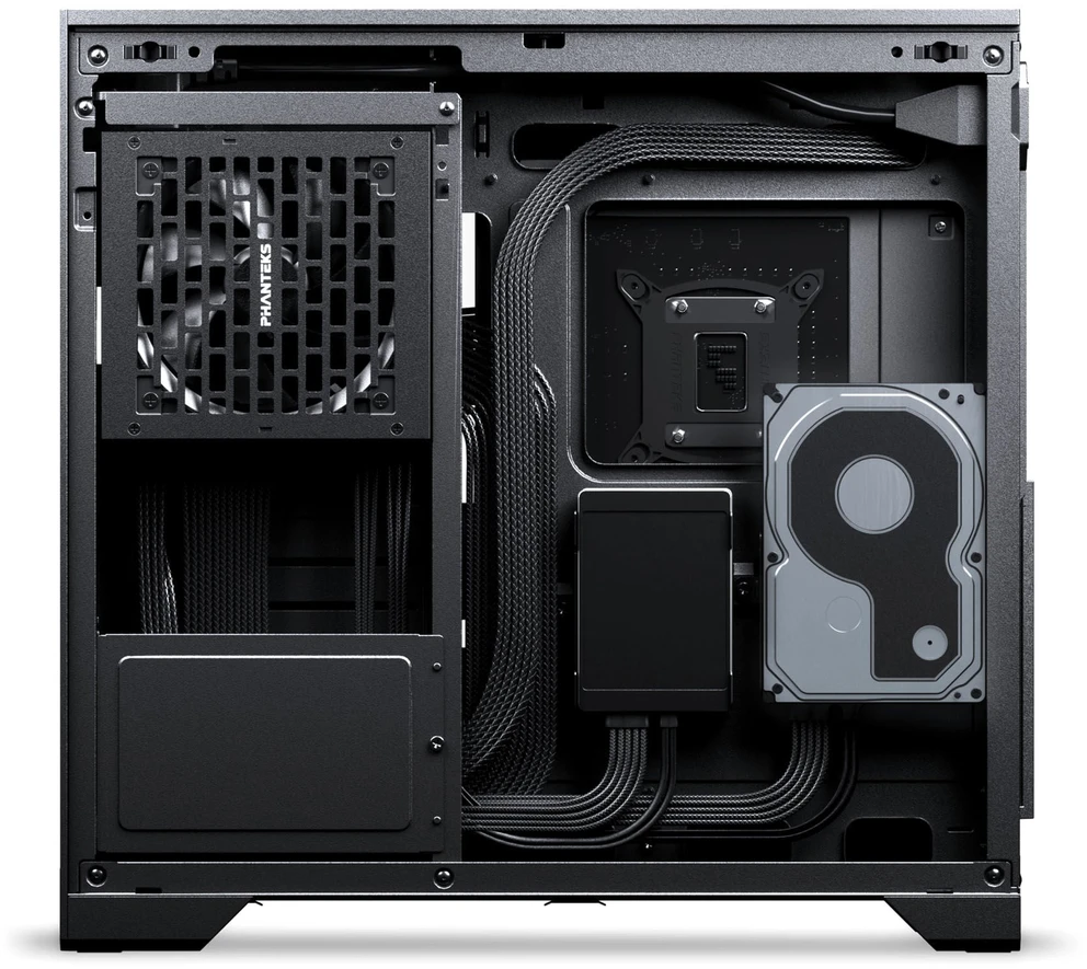 Phanteks XT V5 kompiuterio korpusas, Mid-Tower, ATX, grūdintas stiklas, RGB – juodas