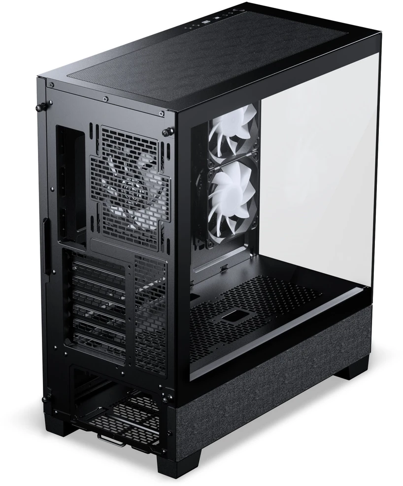 „Phanteks XT View Matrix“ kompiuterio korpusas, vidutinio bokšto tipo, E-ATX, grūdintas stiklas, „Matrix LED“ – Juodas