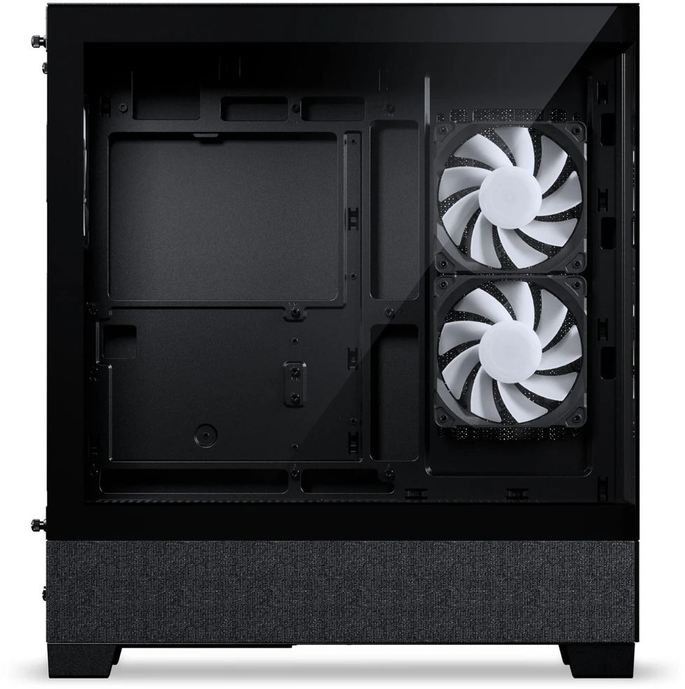 Phanteks XT View Matrix Case Bundle, Midi Tower, E-ATX, Tempered Glass + Nxlinq V2 HUB - Juodas