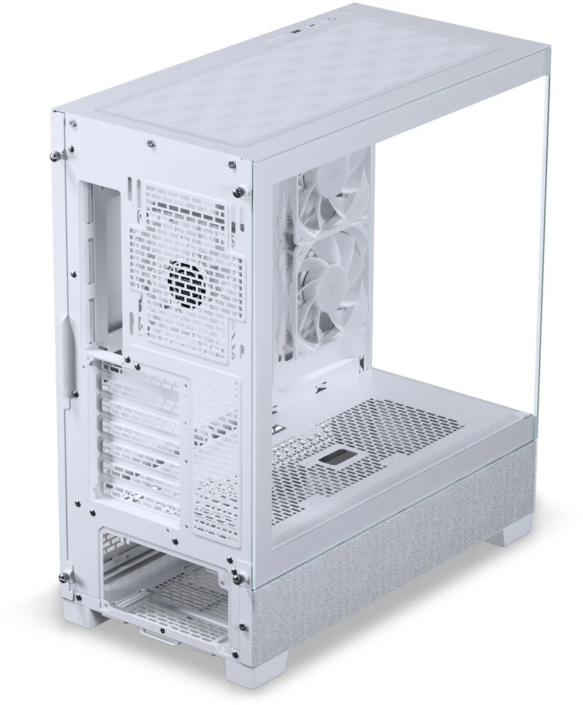 „Phanteks XT View Matrix“ kompiuterio korpusas, vidutinio bokšto tipo, E-ATX, grūdintas stiklas, „Matrix LED“ – Baltas