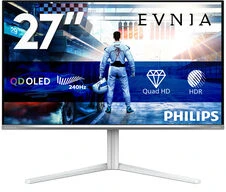 Monitorius Philips | 27M2N6501L/00 | 27 " | QD-OLED | 16:9 | 240 Hz | 0.03 ms | 2560 x 1440 pikselių | 400 cd/m² | HDMI jungtys quantity 2 | Baltas